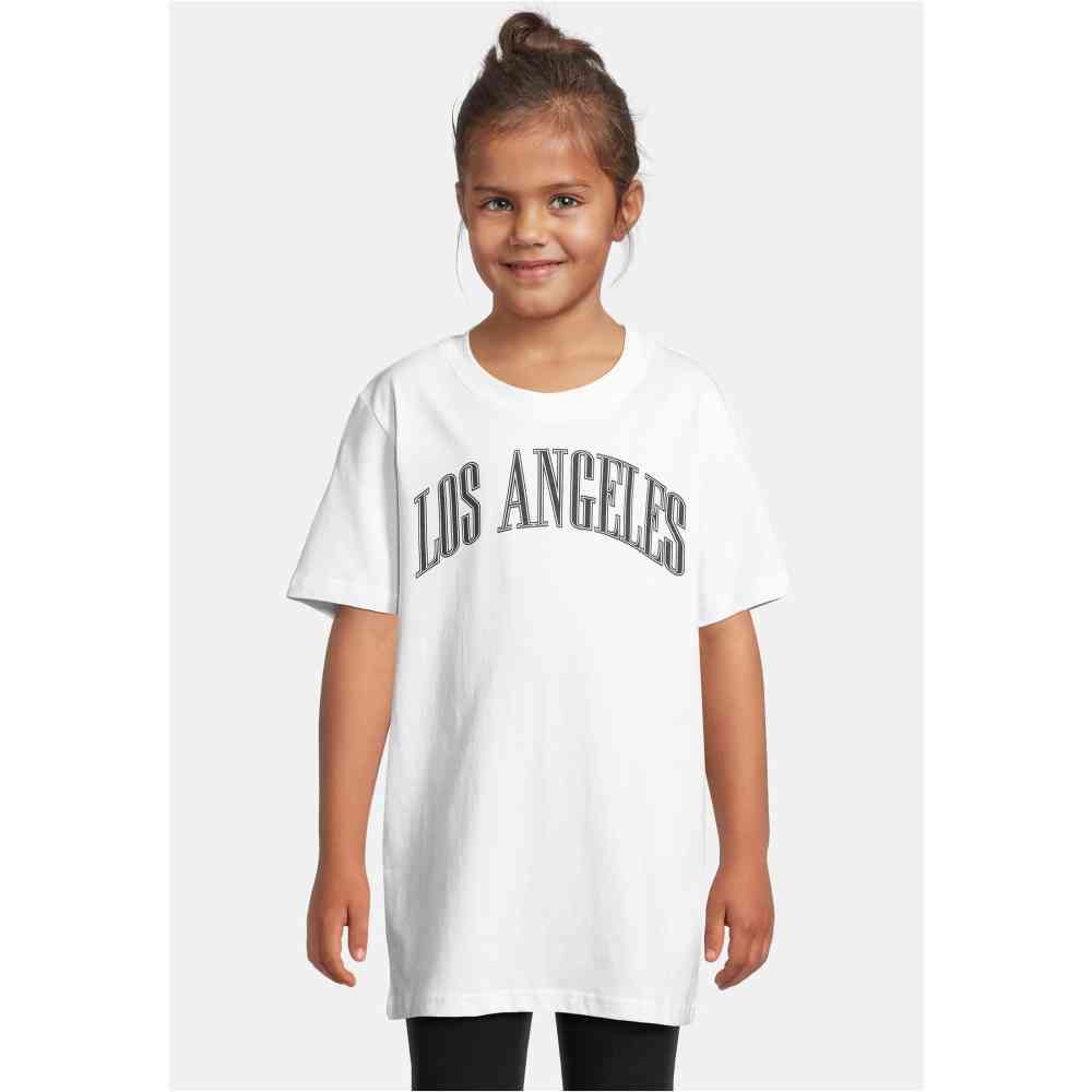 Urban Classics - 2-pack - New York & Los Angeles College Kids T-shirt - White/Green